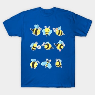 Nine Cute Little Bumblebees T-Shirt